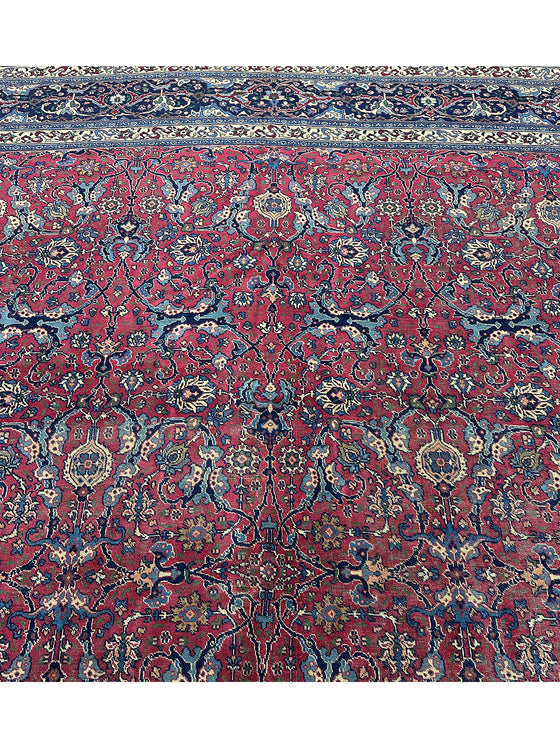 11x14 Old Persian Tabriz Area Rug - 109856