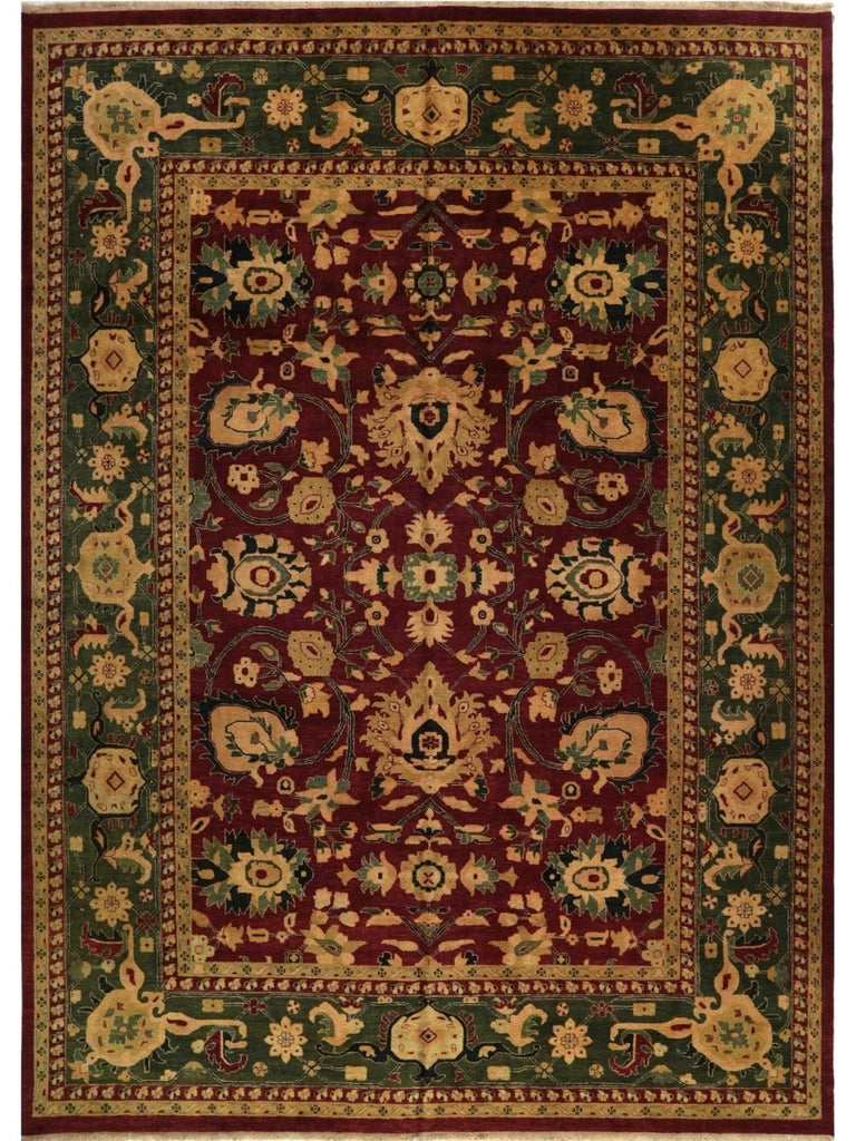 12x16 Handwoven Indian Agra Area Rug - 104665.