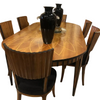 Set of 7 Italian Art Deco Style Dining Table & Chairs – 3750, 3749