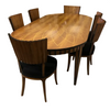 Set of 7 Italian Art Deco Style Dining Table & Chairs – 3750, 3749