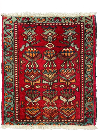 2x2 Old Persian Hamedan Area Rug - 501908
