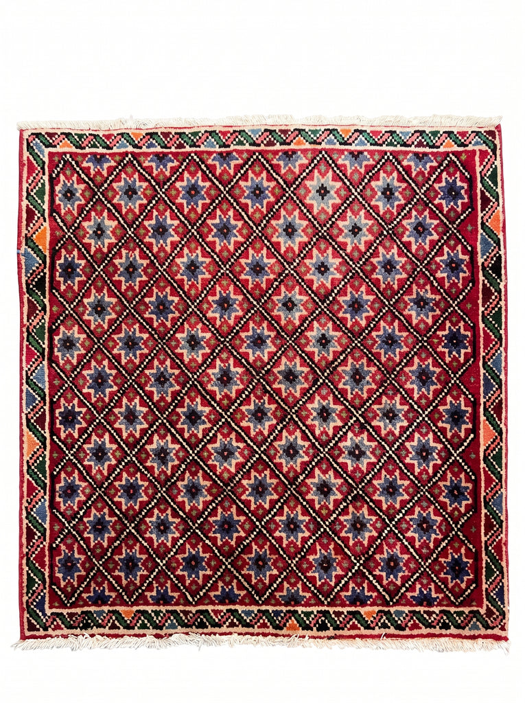 2x2 Old Persian Hamedan Area Rug - 501910