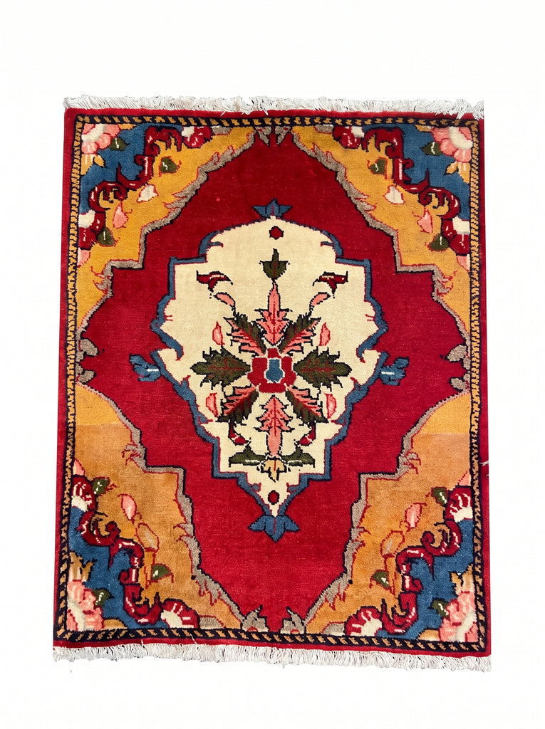 2x2 Old Persian Hamedan Area Rug - 501903