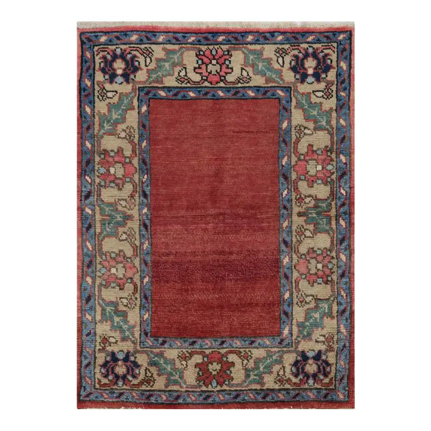 3x4 Vintage Persian Heriz Area Rug - 110355