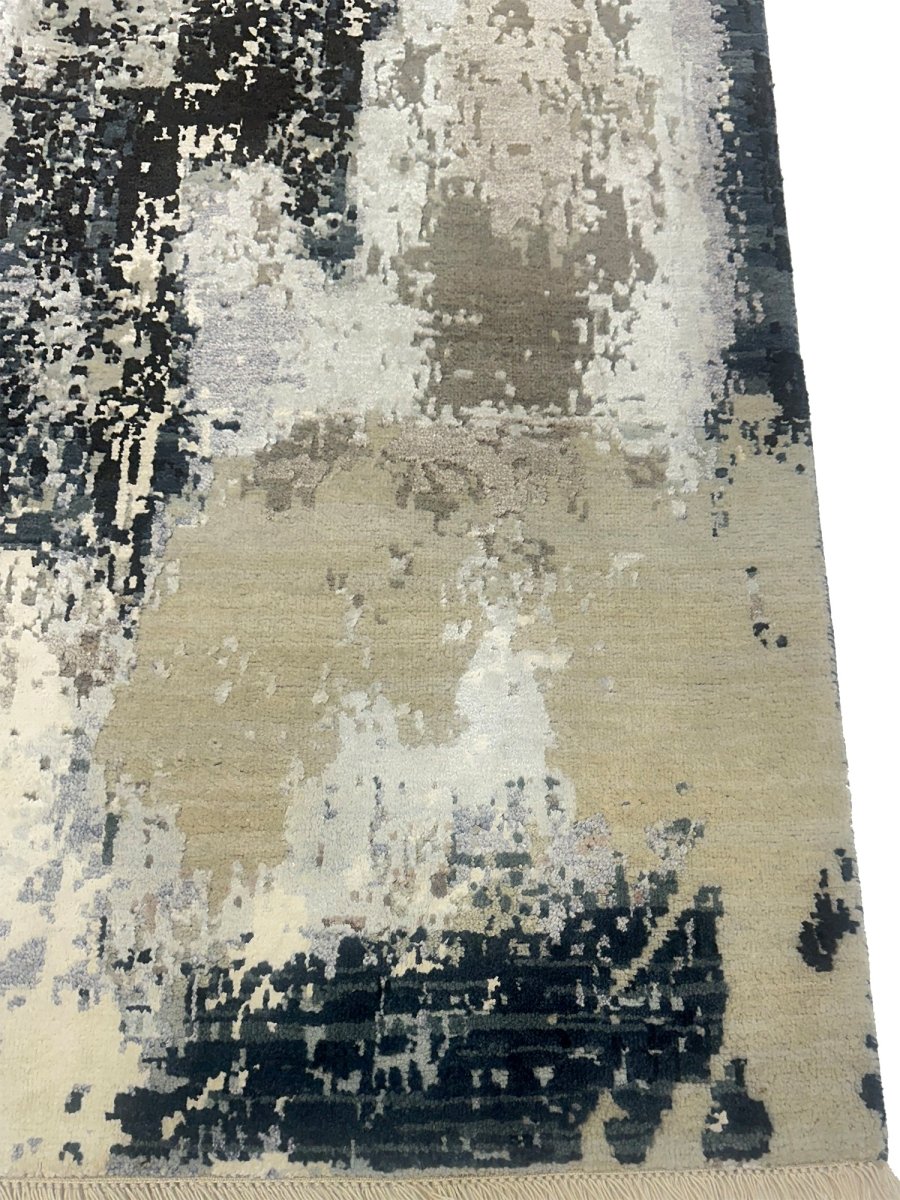 4x6 handwoven Modern Abstract Area Rug - Modern aesthetic