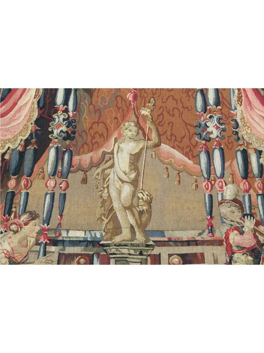 1770s Rug Making 6x9 17th Century Wall Wool Tapestry Rug | Classic Design – RenCollection