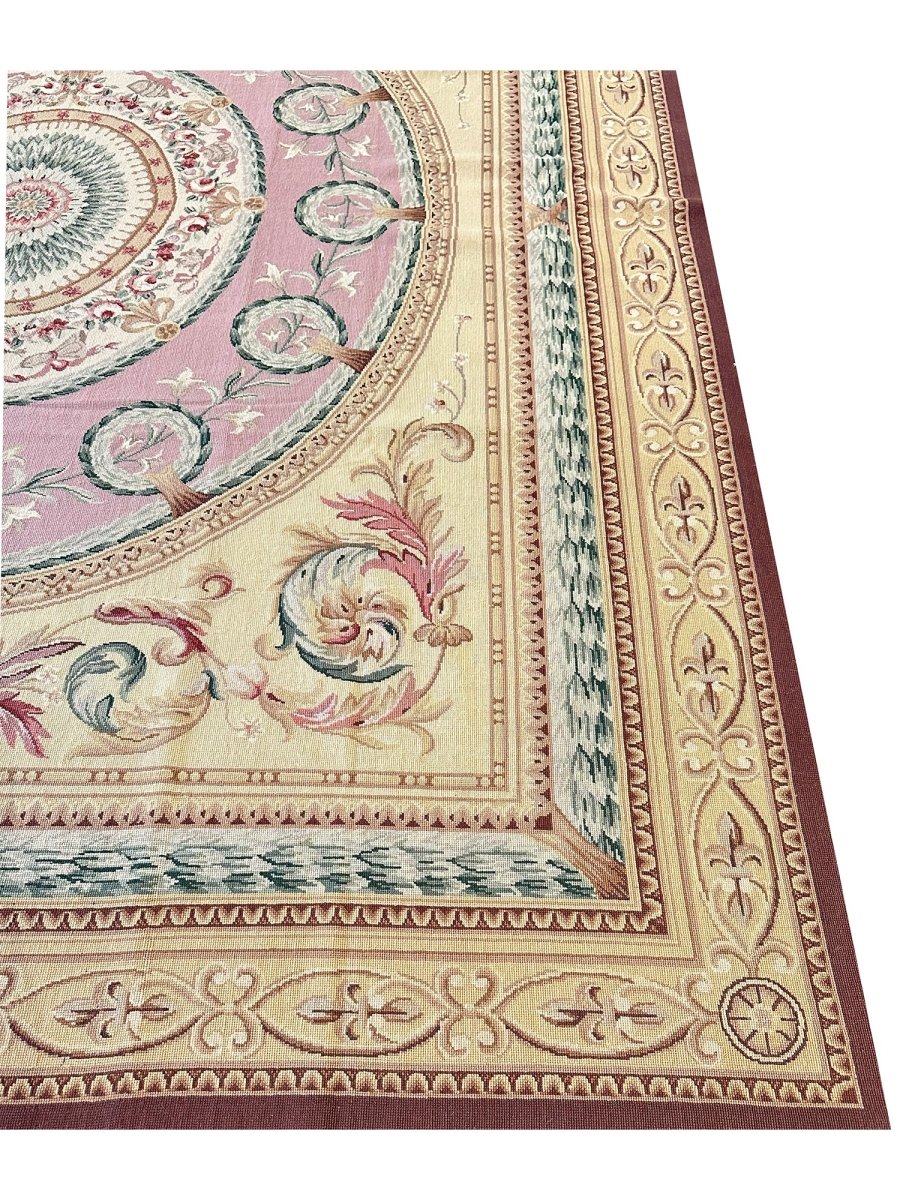 8x9 Rug 8x9 Chinese Needlepoint Rug - 502139 – RenCollection