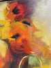 Framed Abstract Giclee on Canvas of Poppies - 4812