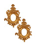 Ornate Hand-Carved Italian Mirror Gold Leaf - 2546