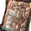 Handwoven Bear Tapestry Pillow - 9010217