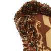 Handwoven Bear Tapestry Pillow - 9010217