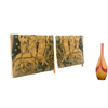 Handwoven Tapestry Fragment - Deer Left Facing - T10151