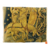 Handwoven Tapestry Fragment - Deer Right Facing