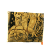 Handwoven Tapestry Fragment - Deer Right Facing