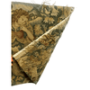 Handwoven Tapestry Fragment in Gold and Green - Right Facing - T10157