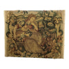 Handwoven Tapestry Fragment in Gold and Green - Right Facing - T10157