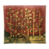 Handwoven Tapestry Fragment - Tree of life - Left facing - T10166