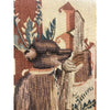 Handwoven Wool Tapestry Featuring a Coat of Arms with Bear. Right facing - T10165