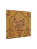 Handwoven Wool Tapestry Fragment Featuring a Floral Bouquet in Shades - T10264