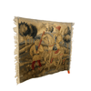 Handwoven Wool Tapestry Fragment Featuring a Man on Horseback - T10177