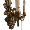 Italian Hand-carved 2 Light Wall Sconce with Acorn and Oak Leaf Motif - 1608