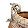 Italian Hand-Crafted Terracotta Planter with 3 Handles - 5015