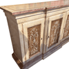 Italian Hand Painted Buffet With Three Doors - 4973