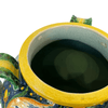 Italian Hand Painted Ceramic Vase With Three Handles, Signed by Artist - 5018
