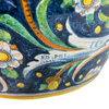 Italian Hand Painted Ceramic Vase With Three Handles, Signed by Artist - 5018