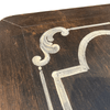 Italian Hand-Painted Five Drawer Chest With Gold Gilt Trim - 4998