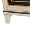 Italian Hand-Painted Five Drawer Chest With Gold Gilt Trim - 4998