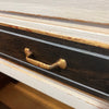 Italian Hand-Painted Five Drawer Chest With Gold Gilt Trim - 4998