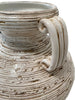 Italian Hand Painted Rustic Ceramic Vase with Handles - 5090