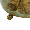 Italian Hand-Painted Tole Planter featuring Grapes with 2 Handles - 5079