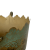 Italian Hand-Painted Tole Planter featuring Grapes with 2 Handles - 5079