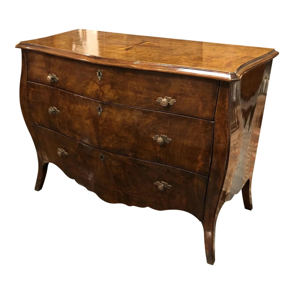 Italian Wood Carved Chest of Drawers - 5036