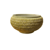 Large Italian Green Glazed Ceramic Centerpiece/Planter - 5084