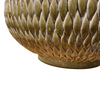 Large Italian Green Glazed Ceramic Centerpiece/Planter - 5084