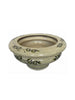 Large Italian Hand-Painted Ceramic Planter w/ Olive Branches - 5022