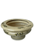 Large Italian Hand-Painted Ceramic Planter w/ Olive Branches - 5022