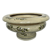 Large Italian Hand-Painted Ceramic Planter w/ Olive Branches - 5022