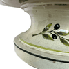 Large Italian Hand-Painted Ceramic Planter w/ Olive Branches - 5022