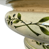 Large Italian Hand-Painted Ceramic Planter w/ Olive Branches - 5022