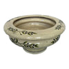 Large Italian Hand-Painted Ceramic Planter w/ Olive Branches - 5022