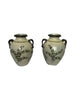 Large Italian Hand-Painted Vase with Two Handles - Olives - 5013