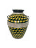 Large Italian Yellow and Green Urn - 5019