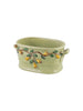 Oval Italian Hand-Painted Ceramic Center Piece/Planter - 4924