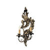 Pair of Italian Hand-carved 2 Light Wall Sconce with Acanthus Leaf Design - 2767