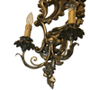 Pair of Italian Hand-carved 2 Light Wall Sconce with Acanthus Leaf Design - 2767