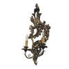 Pair of Italian Hand-carved 2 Light Wall Sconce with Acanthus Leaf Design - 2767
